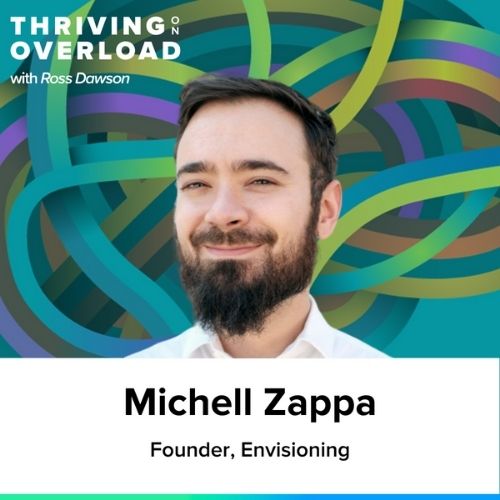 Michell Zappa on how technology evolves, scouting what’s emerging, assessing technologies, and designing useful future infographics (Ep16)